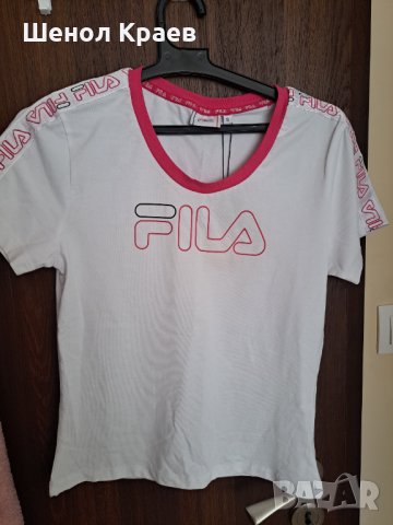 Дамска оригинална тениска на  Fila S, снимка 4 - Тениски - 40687011