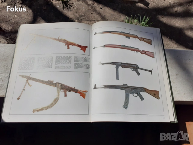 Немска книга ВСВ Трети райх Вермахт пистолет автомат, снимка 4 - Антикварни и старинни предмети - 53771861