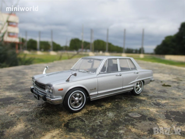 Nissan Skyline MkIII 2000GT-R GC10 - мащаб 1:43 на EBBRO моделът е нов в PVC дисплей-кейс