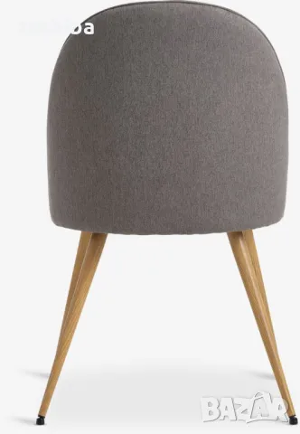 Кухненски стол KOKKEDAL сив/цвят дъб, снимка 2 - Столове - 49872197