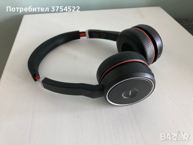 Слушалки Jabra Evolve 75 Stereo UC, микрофон, Bluetooth, черни, снимка 6 - Bluetooth слушалки - 41738594