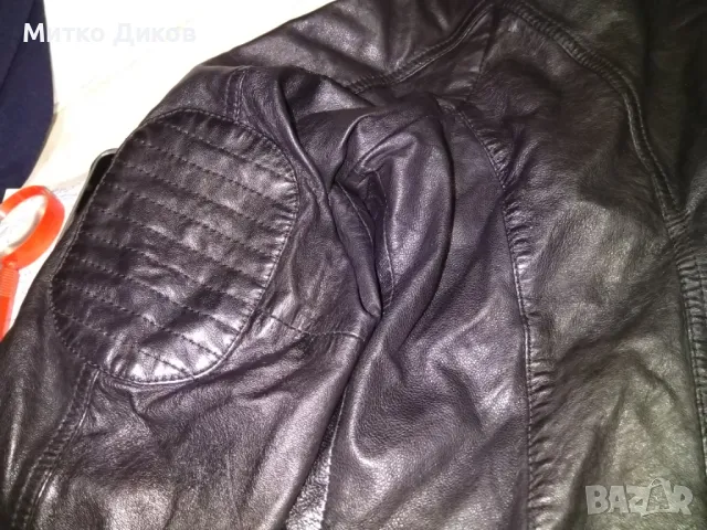 Cabrini марково рокерско яке естествена кожа олекотено размер Л, снимка 17 - Якета - 49964139