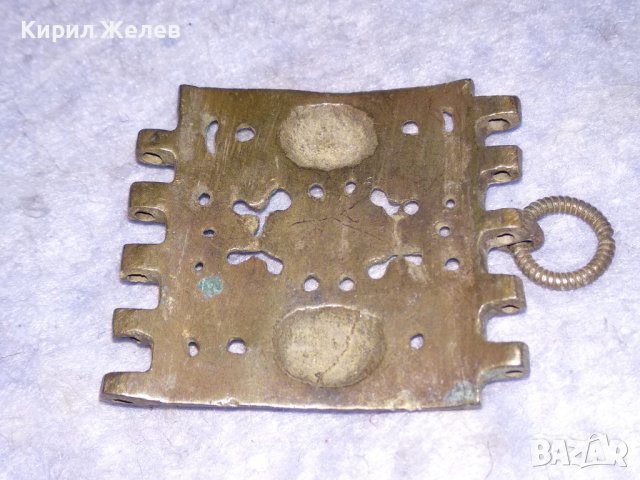 РЯДЪК ОРНАМЕНТИРАН ЕЛЕМЕНТ от ВЪЗРОЖДЕНСКИ НАКИТ БИЖУ САЧАНЕНА ГРИВНА с ЖИВАЧНА ПОЗЛАТА 24943, снимка 9 - Антикварни и старинни предмети - 40981059