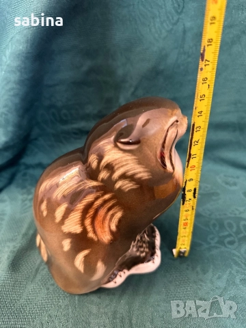 Статуетка „Дива котка“ (Манул). ЛФЗ „Ломоносов“, снимка 5 - Декорация за дома - 52979675