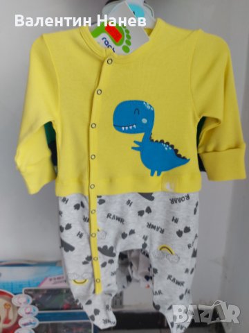  3 броя Ромпъри за момче , снимка 2 - Бебешки гащеризони - 40571184