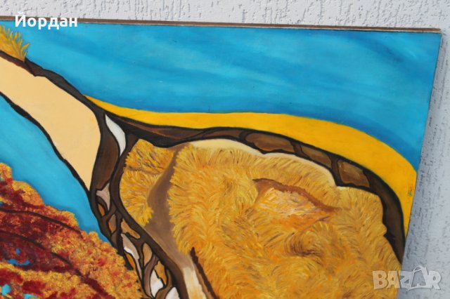 Картина Масло върху платно Антоанета Мелчикова, снимка 3 - Колекции - 33937658