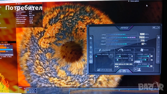 Видеокарта HP NVIDIA GeForce RTX 2060 SUPER 8GB GDDR6 256-bit DVI HDMI DisplayPort, снимка 5 - Видеокарти - 53812682