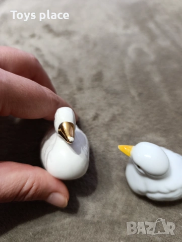 Ретро порцеланови и керамични фигурки птици, патица, лебед, винтидж фигурки , снимка 11 - Декорация за дома - 53578182