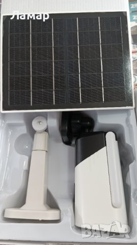 Соларна безжична водоустойчива камера WI FI 5MP iCSee LED осветяване, снимка 3 - IP камери - 41118644