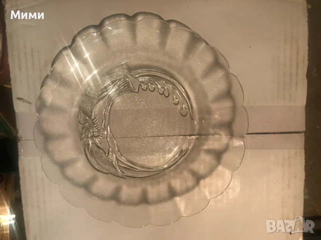 Чинии и плата порцеланови и стъклени от соца, снимка 10 - Чинии - 48871311