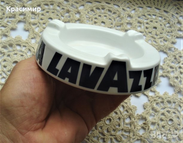 Продавам керамичен пепелник на марката Lavazza, снимка 5 - Други стоки за дома - 41875835