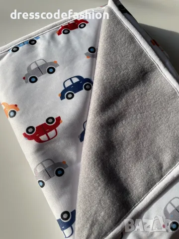 Практична бебешка пелена с коли, снимка 3 - Други - 48587134
