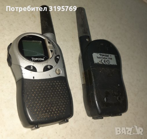 Две радиостанции Topcom TwinTalker 1100, снимка 2 - Друга електроника - 39475034