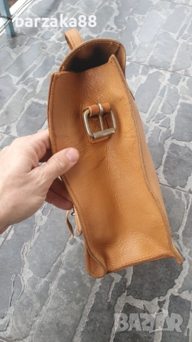 Стара кожена чанта, снимка 4 - Чанти - 53375840