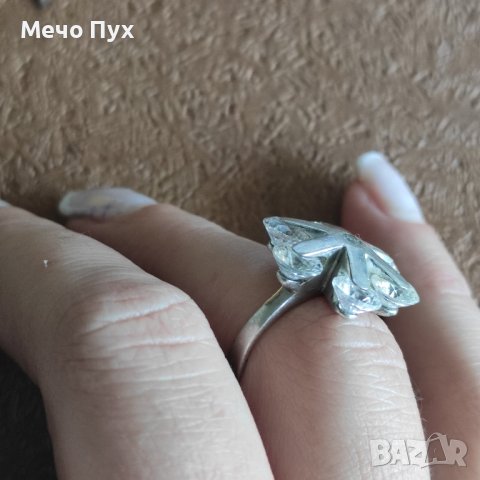 Сребърен пръстен (210), снимка 5 - Пръстени - 44338631