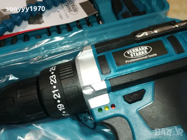 КУФАР С ВИНТОВЕРТ+ИНСТРУМЕНТИ LI-ION+LED 2703250818, снимка 10 - Винтоверти - 49657044