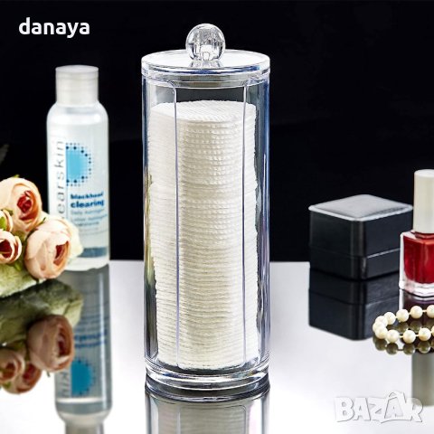 893 Органайзер поставка за тампони за грим кутия за почистващи тампони, снимка 2 - Кутии за съхранение - 32925982