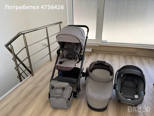 Количка cybex 3в1 +раница, снимка 2 - Детски колички - 55974911