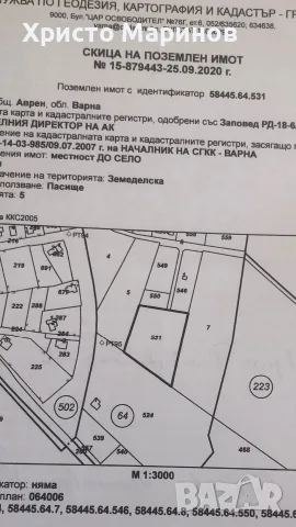 Продавам землище