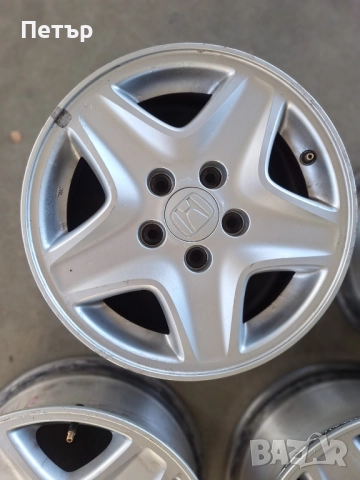 ОРИГИНАЛНИ АЛУМИНИЕВИ ДЖАНТИ  ЗА ХОНДА -5х114,3х64-15цола, снимка 3 - Гуми и джанти - 51760033