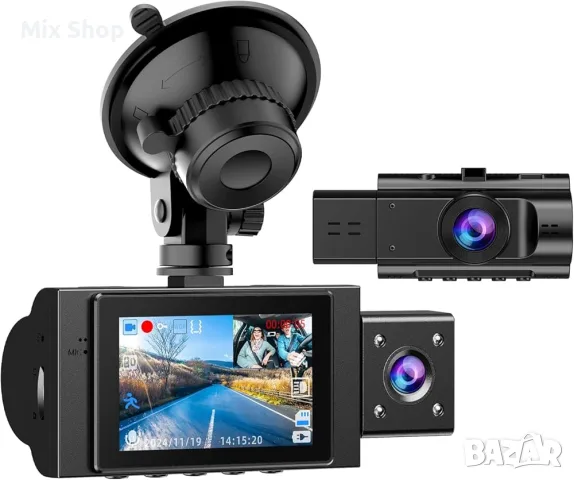 Нова Двойна видеорегистраторна система с предна и вътрешна FHD 1080P камера