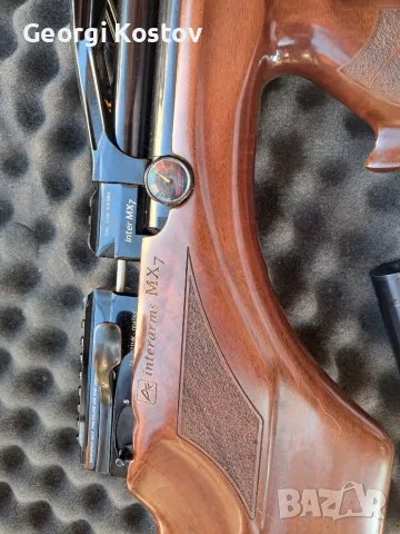 PCP Въздушна пушка Aselkon MX7 Wood (5.5 mm / .22) – Пълен комплект в твърд куфар, снимка 7 - Въздушно оръжие - 56114270
