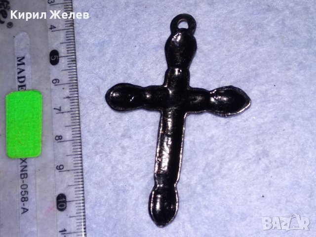 МЕТАЛНО НЕОГОТИЧЕСКО НАГРЪДНО АРТ РАЗПЯТИЕ КРЪСТ ЛАКИРАНО НЕ го ЛОВИ МАГНИТ 28484, снимка 9 - Колиета, медальони, синджири - 41389424