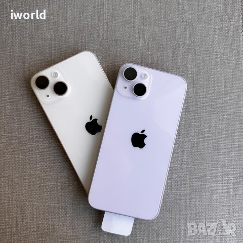 НОВ❗️ iPhone 14 ❗️Лизинг от 50лв/м / Purple / Starlight / 128гб ГАРАНЦИЯ❗️ / white / бял / лилав