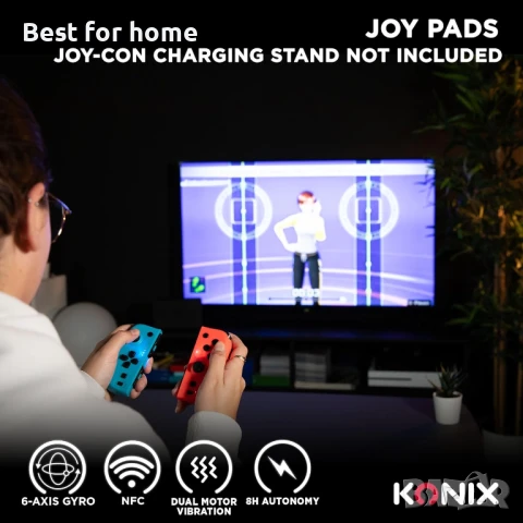 Konix Paire de manettes Joypads за Nintendo Switch и Switch OLED, снимка 4 - Други игри и конзоли - 51322377