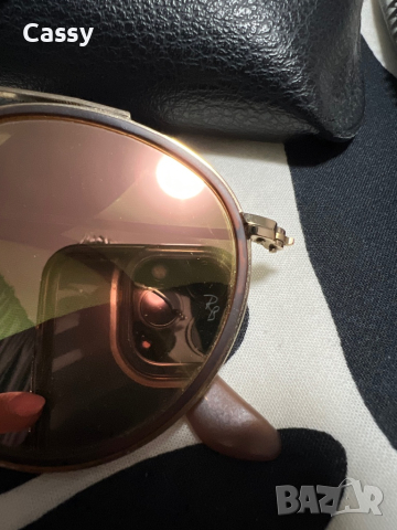 Чисто нови оригинални очила Ray ban double bridge rose gold, снимка 9 - Слънчеви и диоптрични очила - 43517870