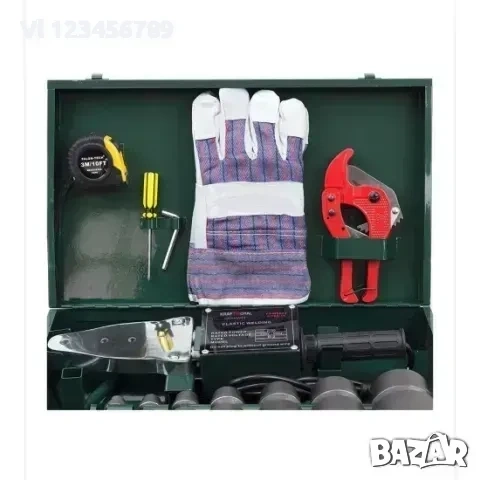 Поялник за полипропилен, KRAFTROYAL, 20-63мм 2500W, лепачка за ППР тръби, снимка 2 - Други инструменти - 53865705