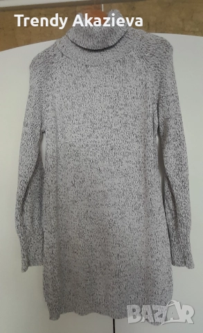 Дълъг блузон/ рокля с поло яка на Esmara, снимка 5 - Рокли - 52183149