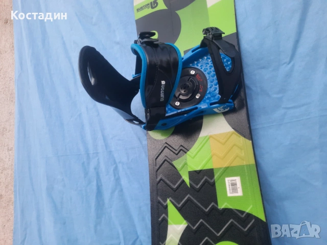 Сноуборд   137см.BURTON PROGRESSION  с автомати. , снимка 5 - Зимни спортове - 53013536