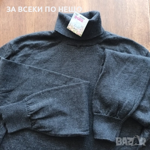 СТАХОТНА ПОЛО БЛУЗА 100 % ВЪЛНА МЕРИНО - ГЕРМАНИЯ, снимка 9 - Блузи - 53474367