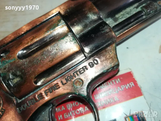 МЕТАЛЕН ПИЩОВ ЗАПАЛКА 21Х12СМ 2601251450, снимка 4 - Антикварни и старинни предмети - 48834893