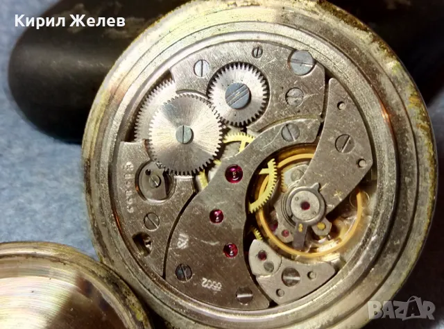 МЪЛНИЯ с КОРАБ Стар РУСКИ ДЖОБЕН ЧАСОВНИК МОЛНИЯ СДЕЛАНО в СССР РАБОТЕЩ Колекционерски МОДЕЛ 49108, снимка 16 - Джобни - 48275629