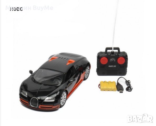 АВТОМОБИЛ С ДИСТАНЦИОННО УПРАВЛЕНИЕ BUGATTI VEYRON, снимка 1 - Коли, камиони, мотори, писти - 44371613