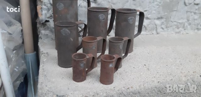 К-т стари колекционерски кръчмарски мерилки за алкохол различни милилитри , снимка 11 - Антикварни и старинни предмети - 38849538