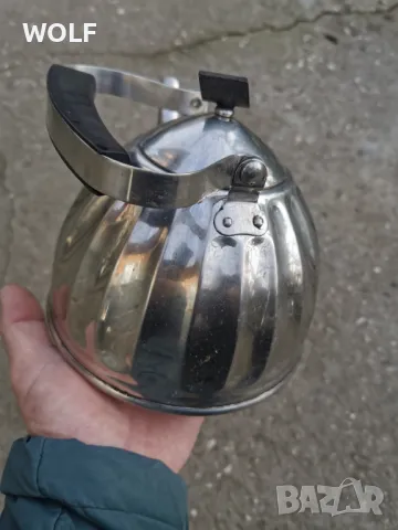 Руски маркиран ретро чайник 2литра, снимка 4 - Антикварни и старинни предмети - 48604811