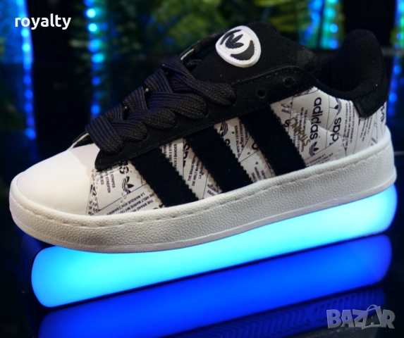 Дамски Кецове Adidas Campus, снимка 4 - Маратонки - 51643721