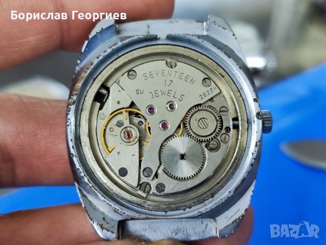 Руски механичен часовник 17 jewels, снимка 4 - Мъжки - 44291692