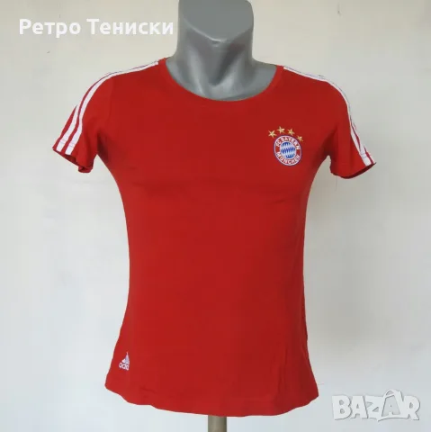 Тениска на Байерн Мюнхен • adidas • червено • размер S • Жени