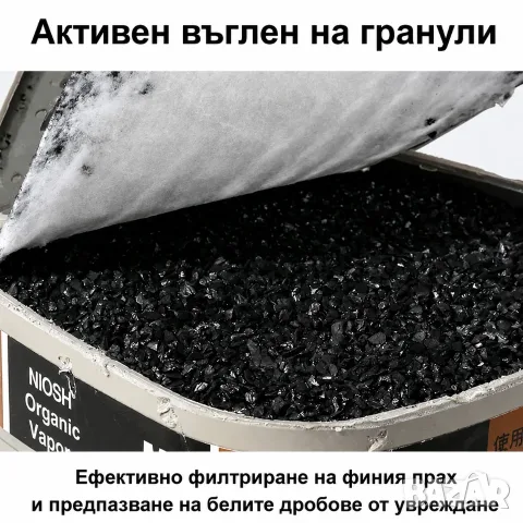 Респираторна маска за цяло лице с филтри, 15 в 1 | 3М Еквивалент, снимка 7 - Други инструменти - 47863585
