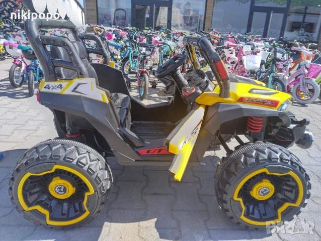 SAFARI двуместен акумулаторен джип JAKARTA 4x4 жълт, снимка 9 - Други - 53849456