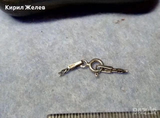 СТАРА СРЕБЪРНА ЗАКОПЧАЛКА СРЕБРО 925 КАРАБИНКА За ГРИВНА КОЛИЕ ВЕРИЖКА СИНДЖИРЧЕ 49920