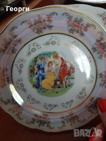 Порцелан "Трите грации", снимка 2 - Чинии - 40515854