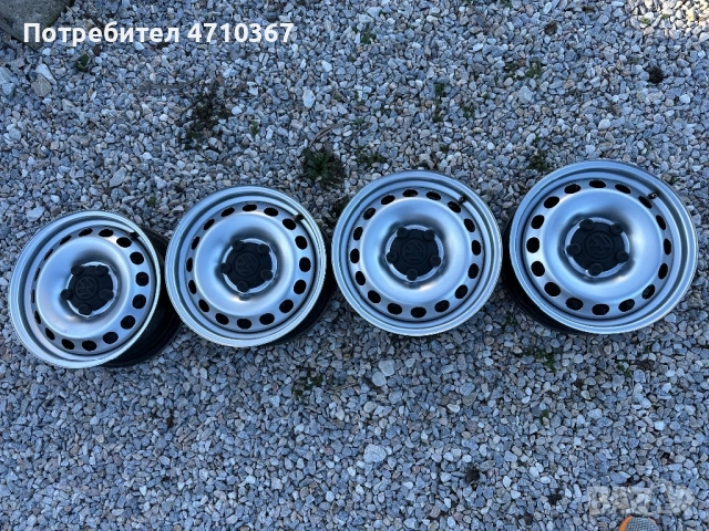 Джанти от VW, 5x112, 6J, ет47, центр. отвор 57.1мм - 4броя