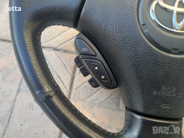 Мултифункционален волан с airbag за Тойота корола Е12 2002-2004 и версо 2001-2004, снимка 2 - Части - 48668867