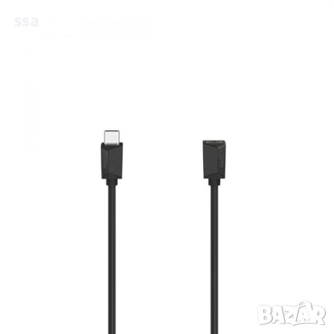 Удължителен USB-C кабел HAMA, Full-Featured, USB-C F / USB-C M 5 Gbits, снимка 1 - Кабели и адаптери - 41364160