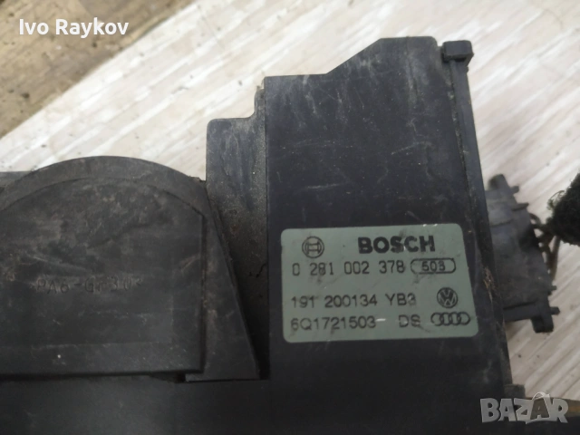педал газ  Vw Audi Seat Skoda , 0281002378 , 6Q1721503, снимка 3 - Части - 53384636